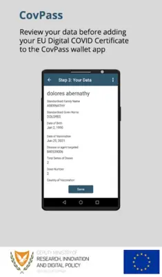 CovPass Cyprus android App screenshot 2